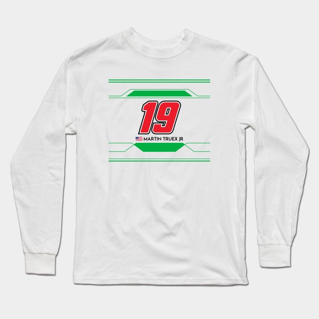 Martin Truex Jr #19 2023 NASCAR Design Long Sleeve T-Shirt by AR Designs 